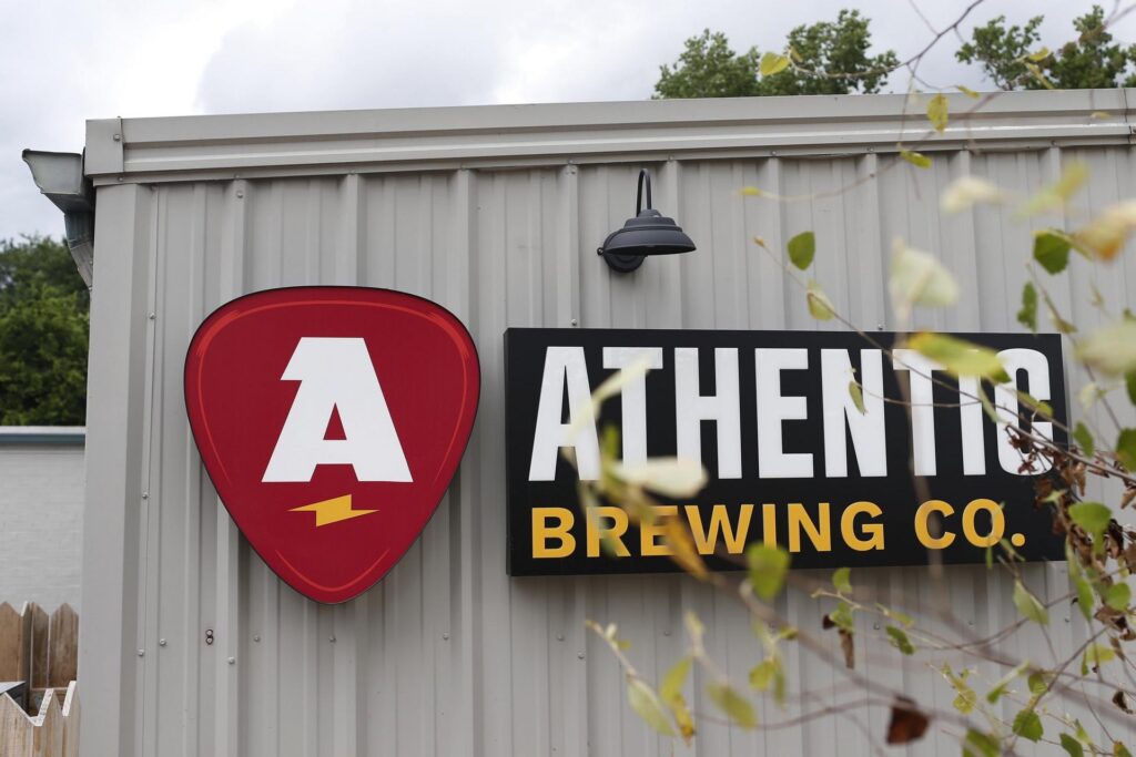 Athentic Brewing sign